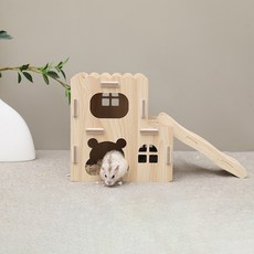 Lanboer 倉鼠村莊雙層小屋, 木質, 1個