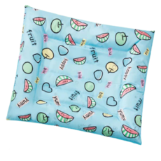 Mompeace 夏季防暑寵物涼感坐墊, 藍色水果