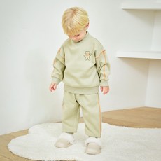 mollimelli Bebepoint 刷毛半高領上下套裝