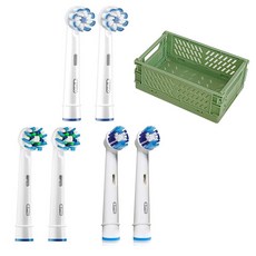 Oral-B 歐樂B 電動刷頭 EB60 2p + EB50 2p + EB20 2p + 迷你折疊盒套組, EB60、EB50、EB20, 1套