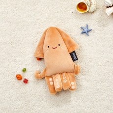 PETBONE 摩登HOUSE 狗狗海洋朋友們玩具, 魷魚, 1個