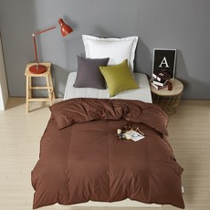 구스앤홈 구스온 비엔나 폴란드 호텔 구스다운 이불 사계절용 600g PG80, 브라운