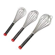 掛勾型不鏽鋼打蛋器 大 中 小 3件組
