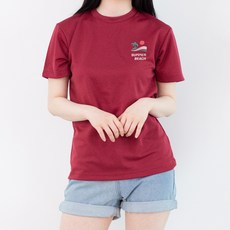 험블스튜디오 여성용 썸머비치 로고 냉감 반팔 티셔츠 IMUD_87_300