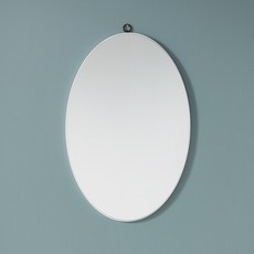 Onmom Company Franc 木質橢圓壁鏡 310 x 510 mm, 白色