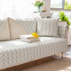 알럽홈 다이아패턴 도트라인 쇼파패드