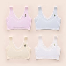 IBboom 女童 Air Angel 1階 無痕學生內衣 4件組 Y14