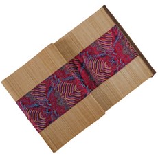 竹子茶墊桌巾, 02紅色, 30 x 210 厘米