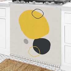 알럽홈 포멀프린팅 벨크로 멀티커튼