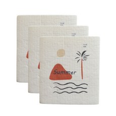 THANKS GALLERY 北歐纖維素抹布 E TE0187, 3個, 1入