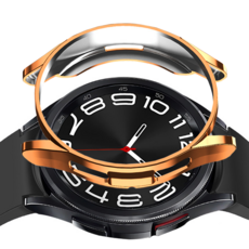 리아몬트 갤럭시워치 풀커버 보호 케이스, 로즈골드, 1개