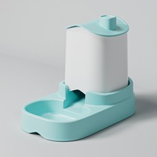 PASTEL PET 寵物村半自動餵食器, 藍色, 1個