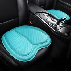 FunLiving Car31 四季冰絲汽車座椅坐墊 前座, 蒂芬妮藍, 1個