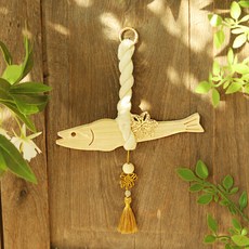 守護我們家的好運辟邪明太魚 花朵流蘇, 混色