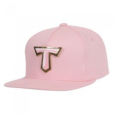 KIA TIGERS 金屬Logo平沿帽, 粉色