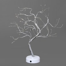 Tree 樹形 LED 室內氛圍燈 銀色, 單一顏色
