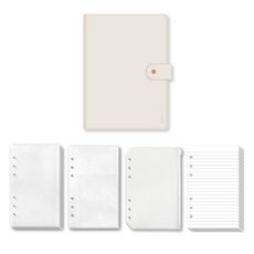 Recoz A6 6孔現金活頁夾組, 1套, 香草