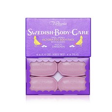 Victoria SWEDEN 瑞典山桑子蛋白面膜皂 70g 4入組, 280g, 1盒