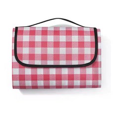 BEULRUMUYEOK 戶外防水野餐墊, 紅色