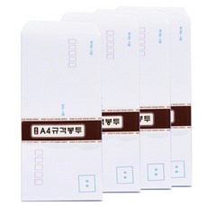 Stationery Village A4 標準信封/信件信封 220 x 105mm, 400個, 白色