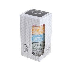 momopop Momo Mate水磨石膠帶 5種組, 1套, 混合顏色