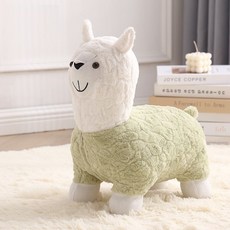 솔미온 보들 알파카 스툴, 그린, 1개