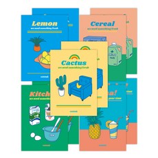 COMMAB94BASEMENT 明信片套組 5 x 2p, 混色, 1套