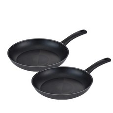 HAPPYCALL Mond IH 平底鍋組 平底鍋 30cm+深炒鍋 30cm 藍黑色 2件 1組