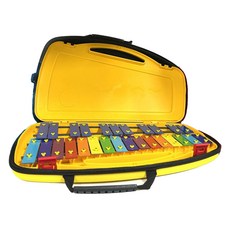 三益樂器 優質EVA琴盒 27音鐵琴 NSX-E27 黃色, 1個, 27鍵