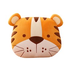 老虎造型靠墊 B款, 混合顏色