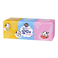 샤워메이트 말랑카우 버블 배쓰밤 3종 세트, 80g, 1개