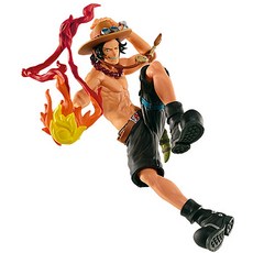 CRANEKING One Piece Sculptor King Summit Battle 6 Special Portgas D Ace 通用彩色公仔, 1個