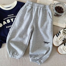 Eyumong 兒童款 Zenodine 運動束口鬆緊寬版長褲