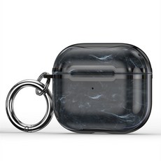 스톤라인 에어팟프로 케이스 + 카라비너, 블랙(케이스), 1개