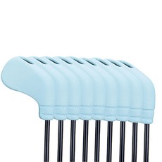 오래 베이직 골프 아이언 고무 방수 헤드 보호 캡 커버 9종 세트, 스카이셋