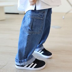 sonyun market 兒童款超寬版工裝牛仔褲