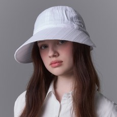 whitesands 花卉鏤空棉質抽繩蝴蝶結防UV寬帽簷球帽 Rhodes