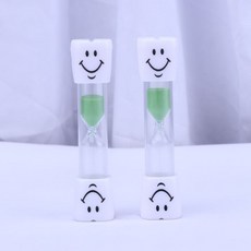 르메이스 초미니 3분 스마일 컬러 모래시계 2p, 그린