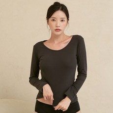 GLAM GONGGAM 女款 Cocos 蜜桃絨發熱保暖上衣