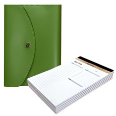 KKOMKKOMI 筆記本保護套+日程表紙本 5入組, 保護套(橄欖綠)+日程表(白色), 1組