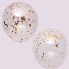 亮片星星氣球 30cm 玫瑰金 10入 + 金色 10入 套組, 混色, 1套