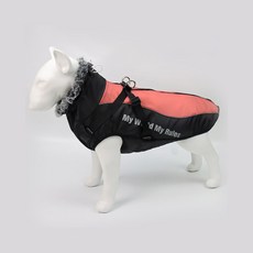 레드퍼피 강아지 와일드 점퍼, 다크레드, 1개