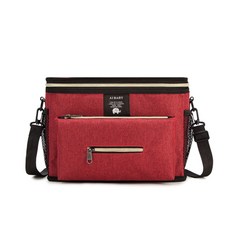 JH Company 多功能收納郵差包, 紅色
