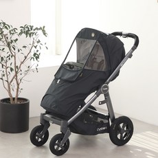 맘네스트 4계절 디럭스 유모차 방풍커버, 블루블랙, 1개