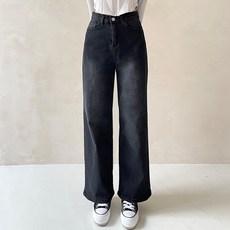 jalbba jean 女款 Belluna 彈性寬版丹寧褲