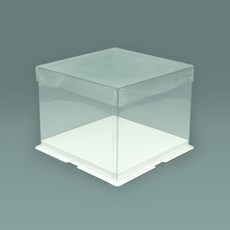 주식회사 천운패키지 케익박스 + 날개받침 세트, 투명(케익박스), 10세트