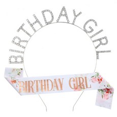 Selene Flower Party 肩帶頭帶套組 一種尺寸, A08, 1個