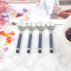 보겐 스퀘어 솔렌 커트러리 티스푼, 사파이어, 4개