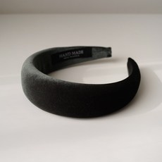 Vavisoo Bella緞面絲絨寬版蓬鬆髮帶