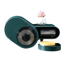 Primden 隱藏式收納多用途面紙盒 H_RD_17, 綠色, 1個